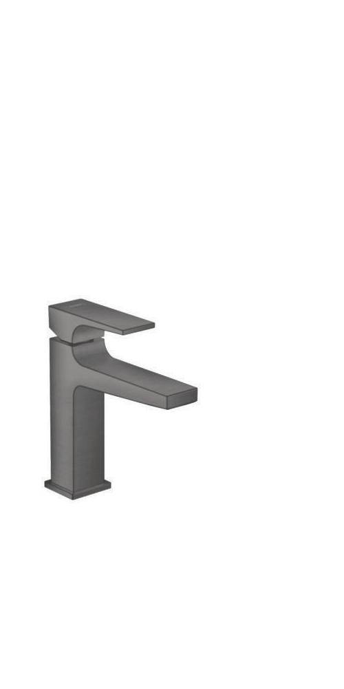 Hansgrohe Metropol Einhebel-Waschtischmischer 110mm, 5l/min, Hebelgriff, Push-Open Ablaufgarnitur, Brushed Black Chrome