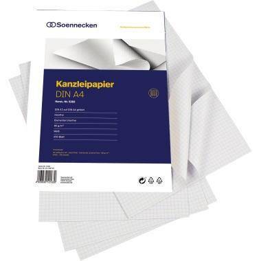 Soennecken Kanzleipapier 5282 A3/A4 o. Korrekturrand kar. 250 Bl./Pack.-0