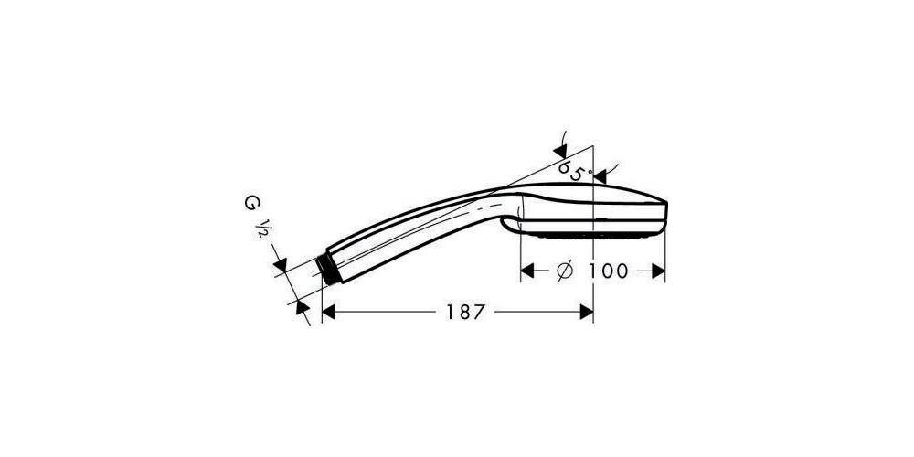 HG Handbrause CROMA 100 VARIO DN 15 chr-3