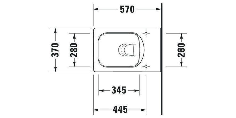 Duravit Wand-WC VERO AIR tief, 370x570mm weiß-5