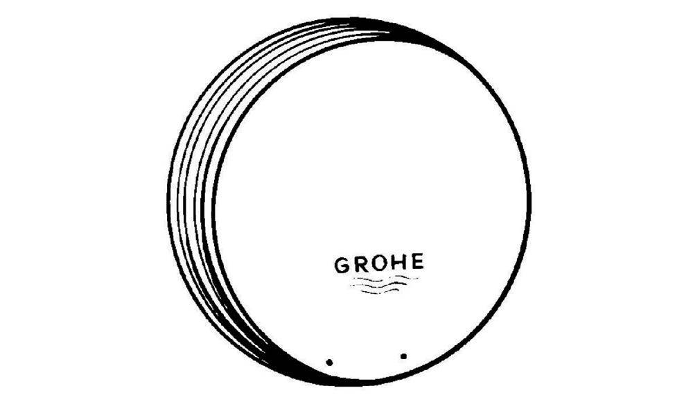 Grohe Abdeckkappe für Hebel Europlus alt, Chrom, 46130000-1