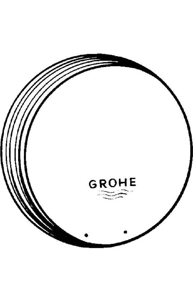 Grohe Abdeckkappe für Hebel Europlus alt, Chrom, 46130000-2