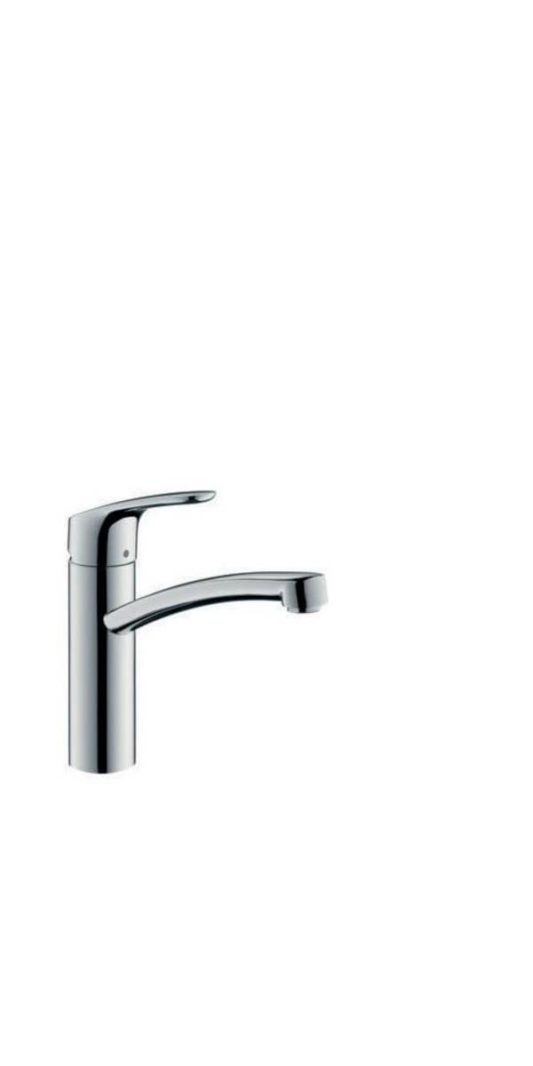 HG Einhebel-Küchenmischer 160 FOCUS DN 15 Edelstahl-Optik