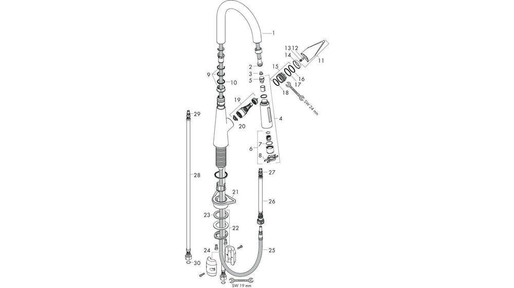 hansgrohe HG Einhebel-Spültischmischer 160 TALIS S DN 15, mit-2