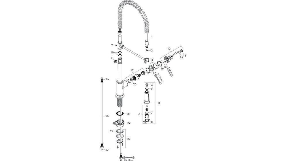HG EH-Küchenmisch Semi-Pro AXOR MONTREUX DN 15 chr-2