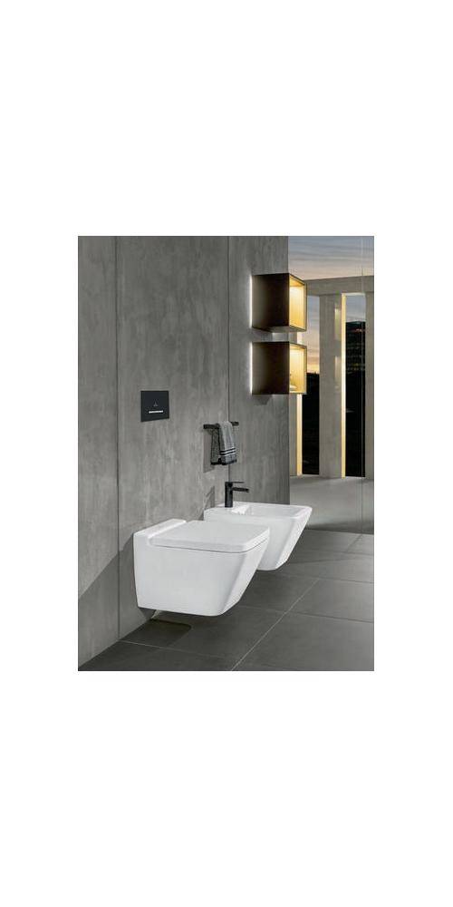Villeroy & Boch Bidet Finion 320x375x560mm Rechteck wandhängend Weiß Alpin CeramicPlus-4