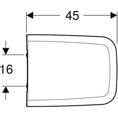 GE iCon Square WC-Sitz, Bef. von oben mit Absenkautomatik, Quick Release, weiß-3