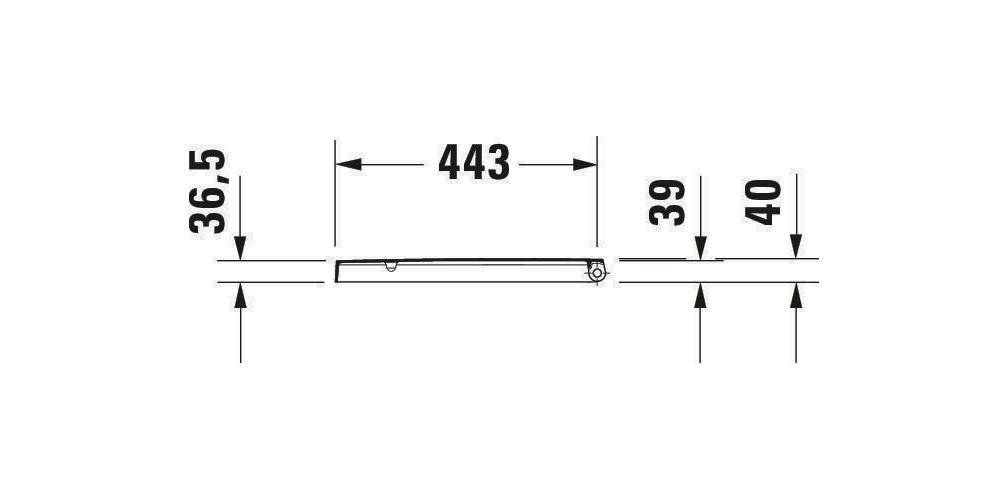 Duravit WC-Sitz ME by Starck mit Absenkautomatik, abnehmbar weiß-1