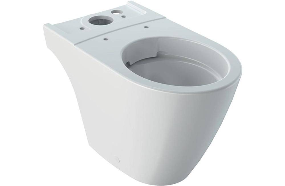 GEBERIT iCon Stand-WC für AP-SPK aufgese Tiefspüler, Rimfree, Abg.multi, weiß-0