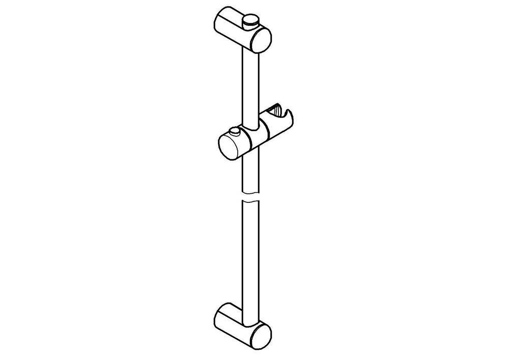 Grohe Brausestange EUPHORIA 600mm chr-2