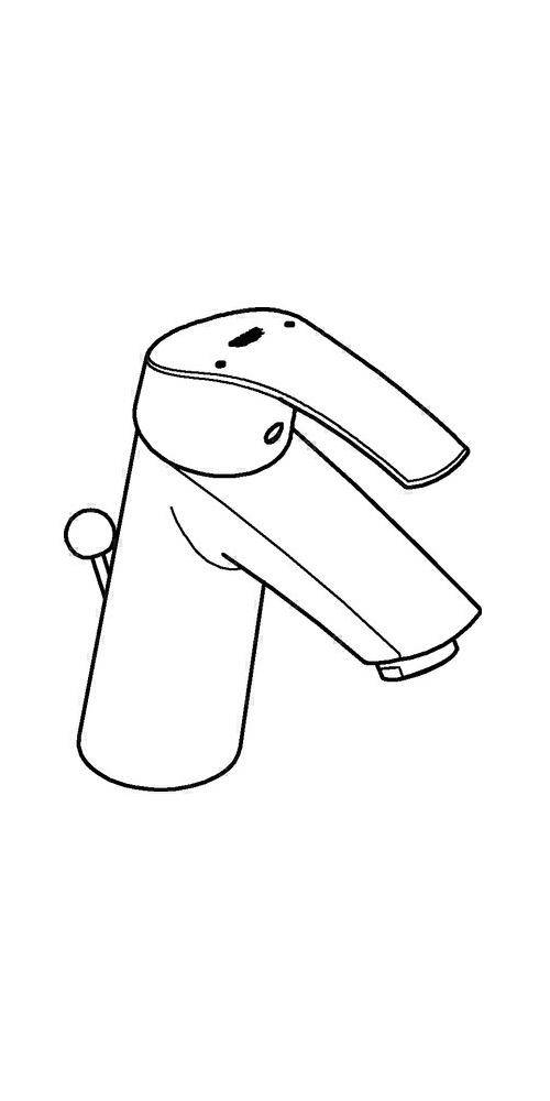 GROHE Einhand-WTbatterie EUROSMART DN 15 M-Size ZAG 1 1/4Zoll chr-4