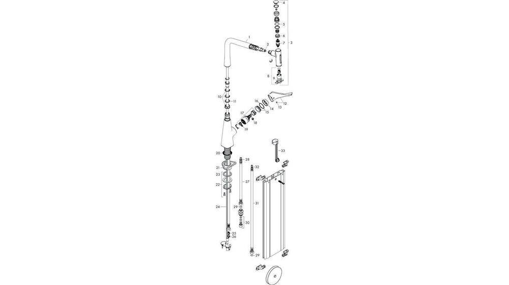 hansgrohe HG Einhebel-Spültischmischer 320 METRIS 2 jet mit sBox-3