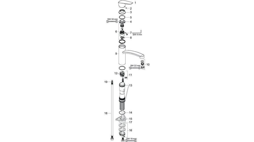 hansgrohe HG Einhebel-Spültischmischer 160 LOGIS DN 15 chrom-2