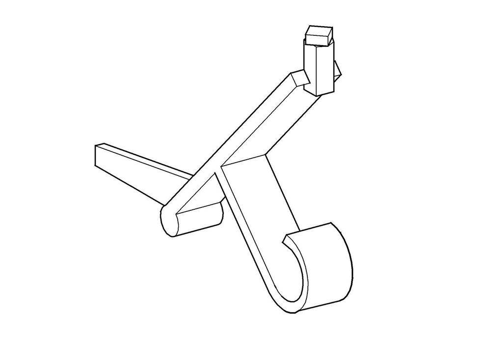 Grohe Hebel für Wandeinbau-Spülkasten 6-9 Liter, 43519000-1