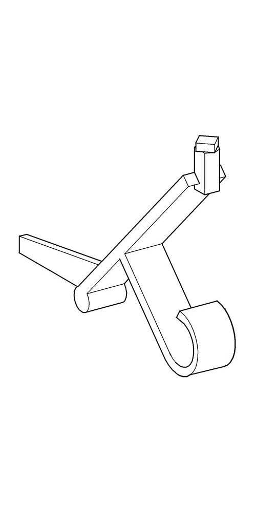 Grohe Hebel für Wandeinbau-Spülkasten 6-9 Liter, 43519000-2