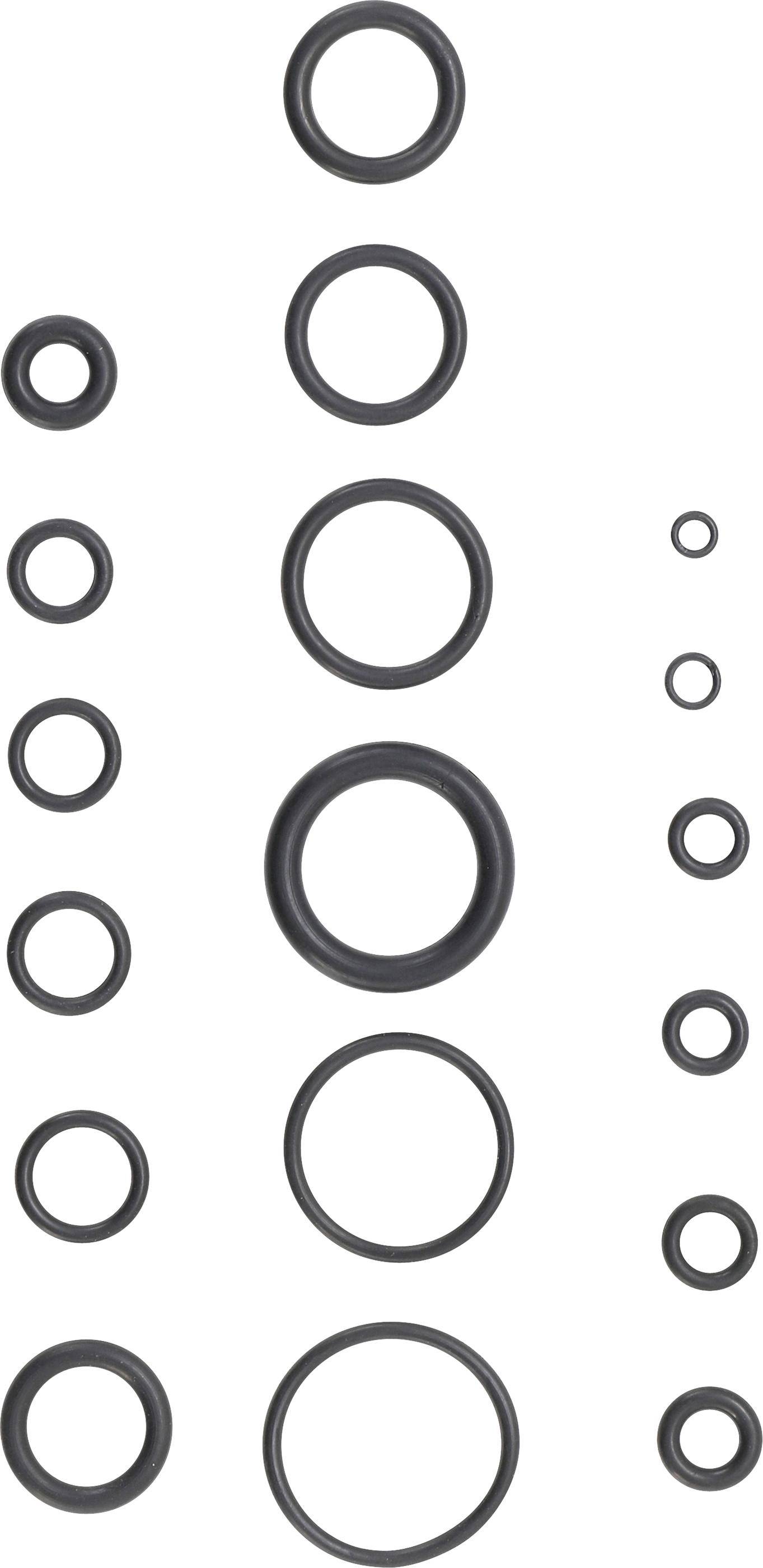 O-Ring Sortiment - 225-tlg. - NBR Nitrilgummi - Ø 3-22 mm-1