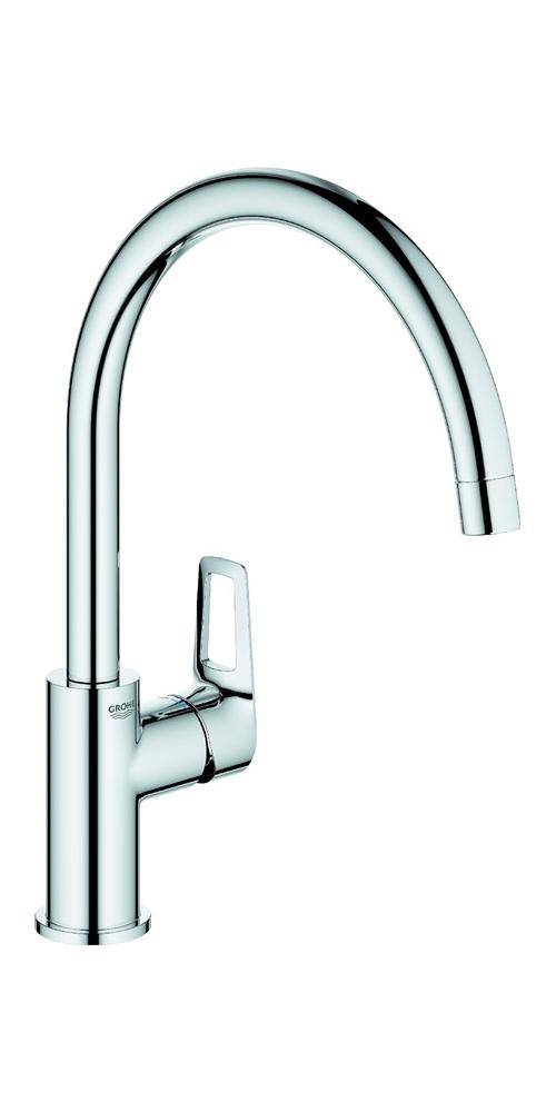 GROHE Einhand-Spültischarmatur BAUEDGE 1/2Zoll ho Ala chr-0