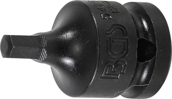 BGS 5485-6 Kraft-Bit-Einsatz, Antrieb Innenvierkan t 12,5 mm (1/2"), Innensechskant 6 mm