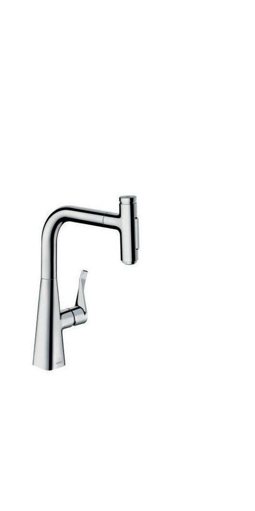 HG Spültischmischer 240 Select 2jet Ausziehbrause M7110-H240 chrom-0