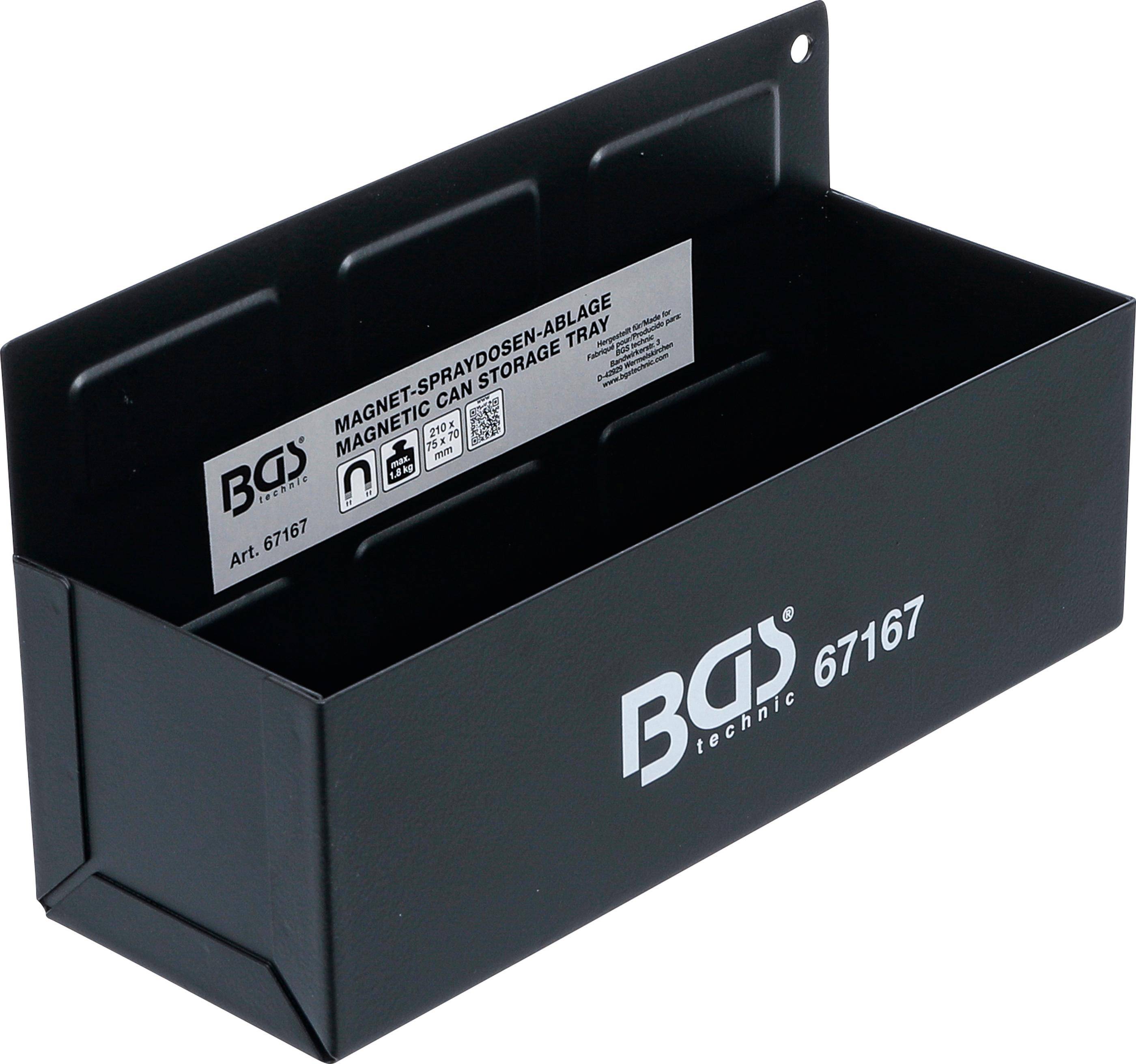 BGS 67167 Magnet-Spraydosen-Ablage, 210 mm-0