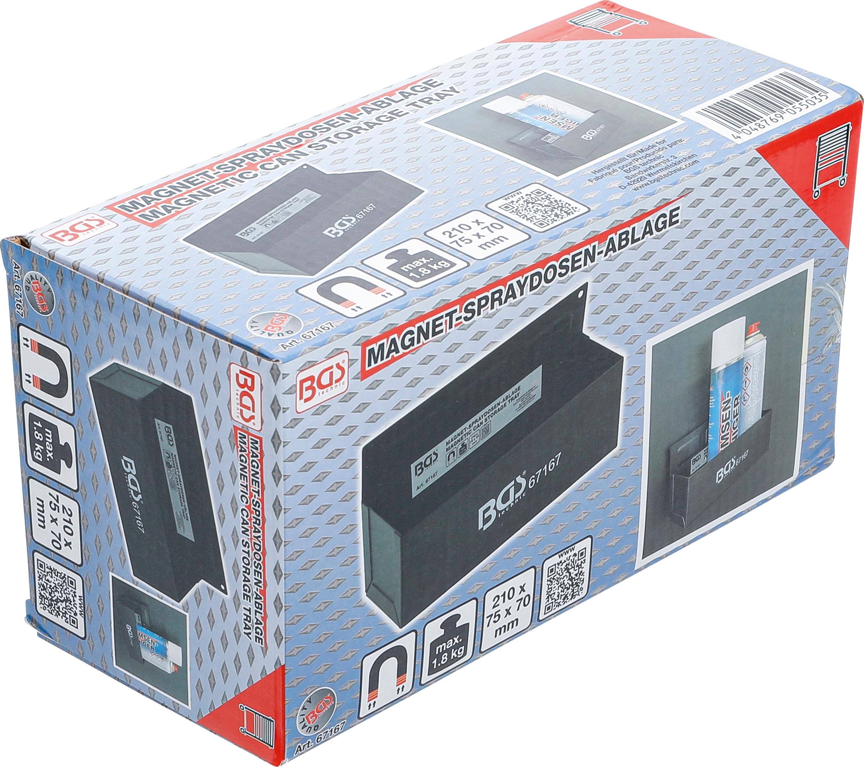 BGS 67167 Magnet-Spraydosen-Ablage, 210 mm-4