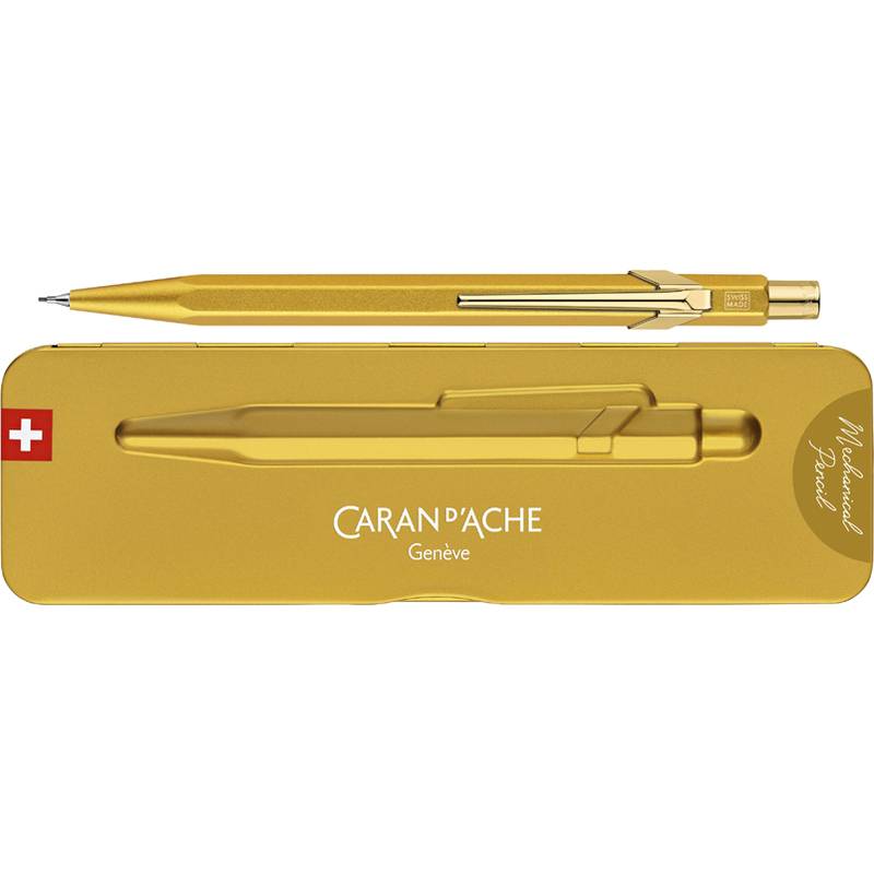 CARAN D'ACHE Druckbleistift 844 Goldbar, 0,7 mm, gold (86040599)-0