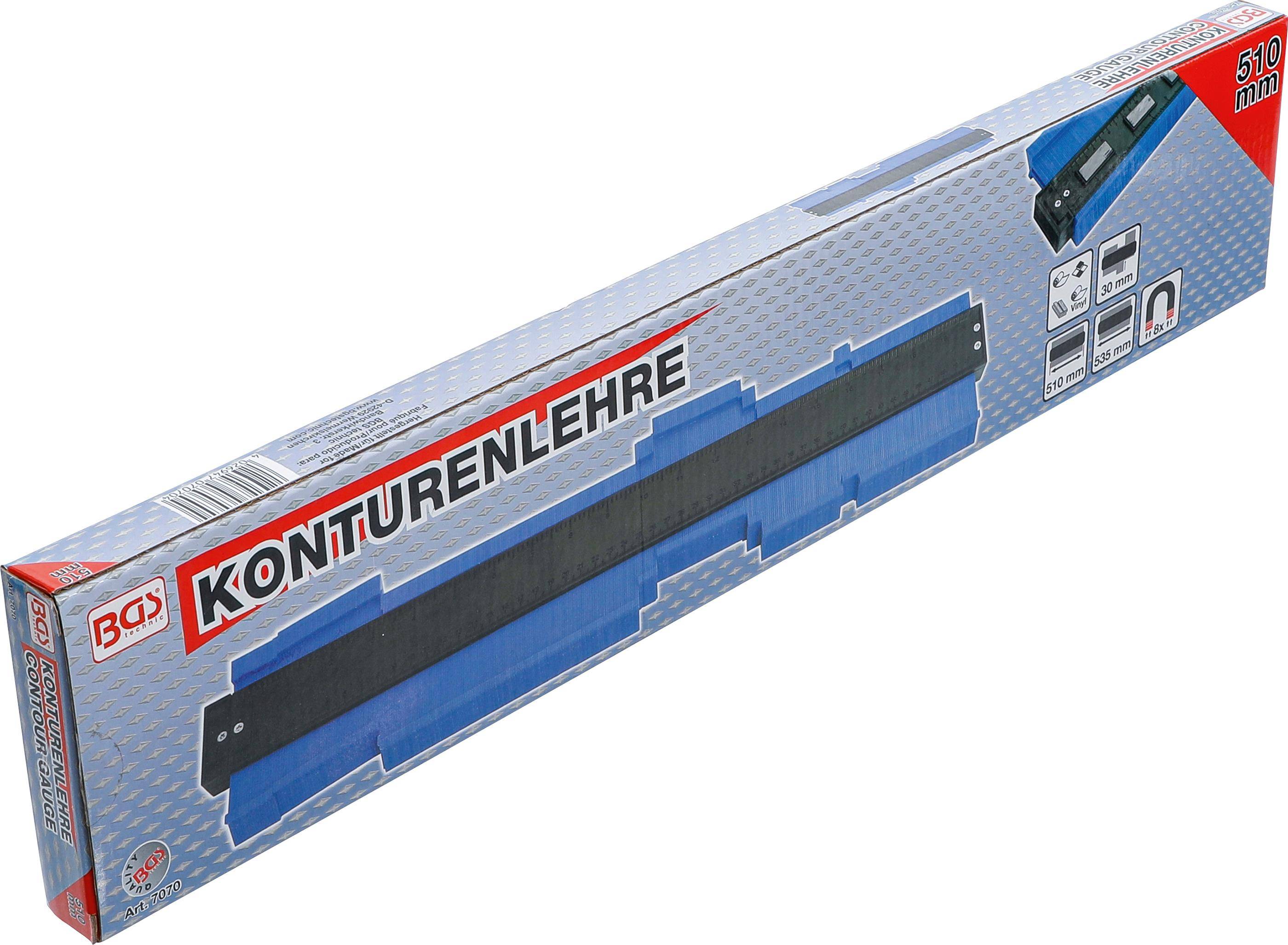 BGS technic Konturenlehre | 510 mm-2