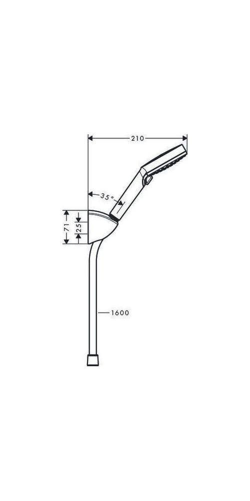 hansgrohe HG Brauseset VERNIS Blend Vario/Porter EcoSmart Version-1