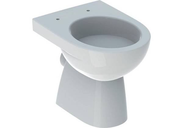 GE Renova Stand-WC Tiefspüler, Abg.horiz teilgeschl.Form, T:49cm, weiß