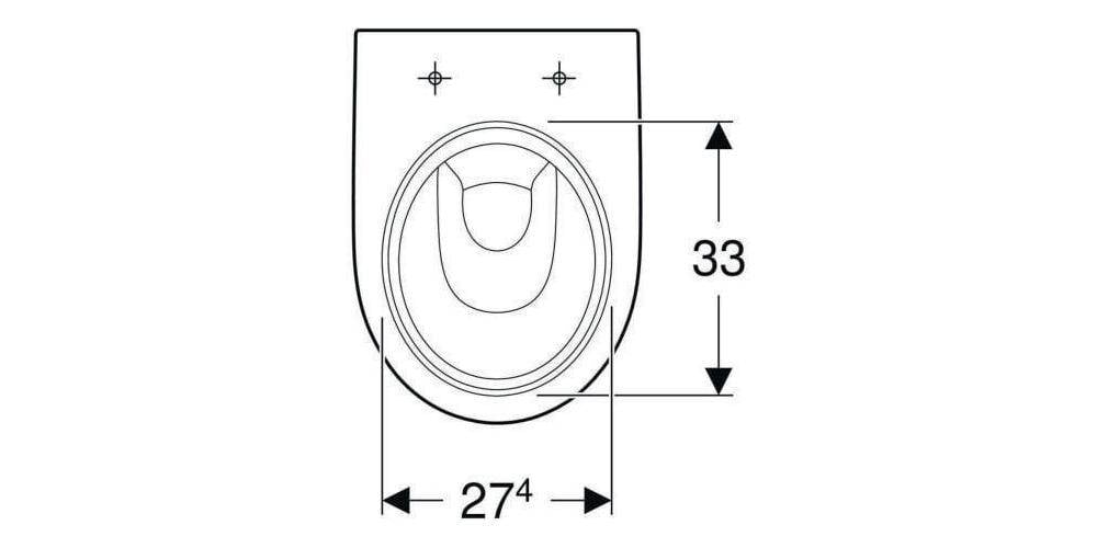 GE Renova Stand-WC Tiefspüler, Abg.horiz teilgeschl.Form, T:49cm, weiß-1