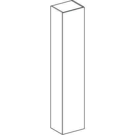 Geberit Hochschrank iCon 360x1800x291mm m 1 Tür we hochglanz/Grif-2