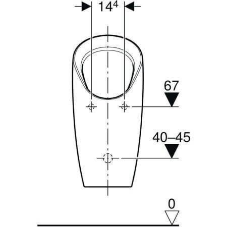 Geberit Urinal Preda wasserlos-2