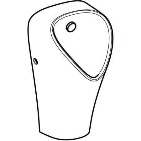 GE Narva Urinal Zul. hi., Abg. hi., weiß-1