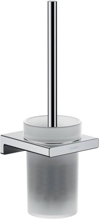 hansgrohe AddStoris Q Toilettenbürstenhalter Wandmontage, Chrom-0