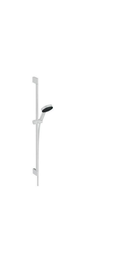 hansgrohe Pulsify Select S Brauseset 105mm 3jet Relaxation mit Brausestange 900mm 11,4l/min Mattweiß-0