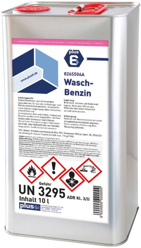 Waschbenzin 8265506A Inhalt 10 l Gebindeart Kanister