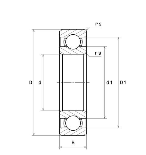Rillenkugellager 6411 C3 ID 55mm AD 140mm Breite33mm NTN-1