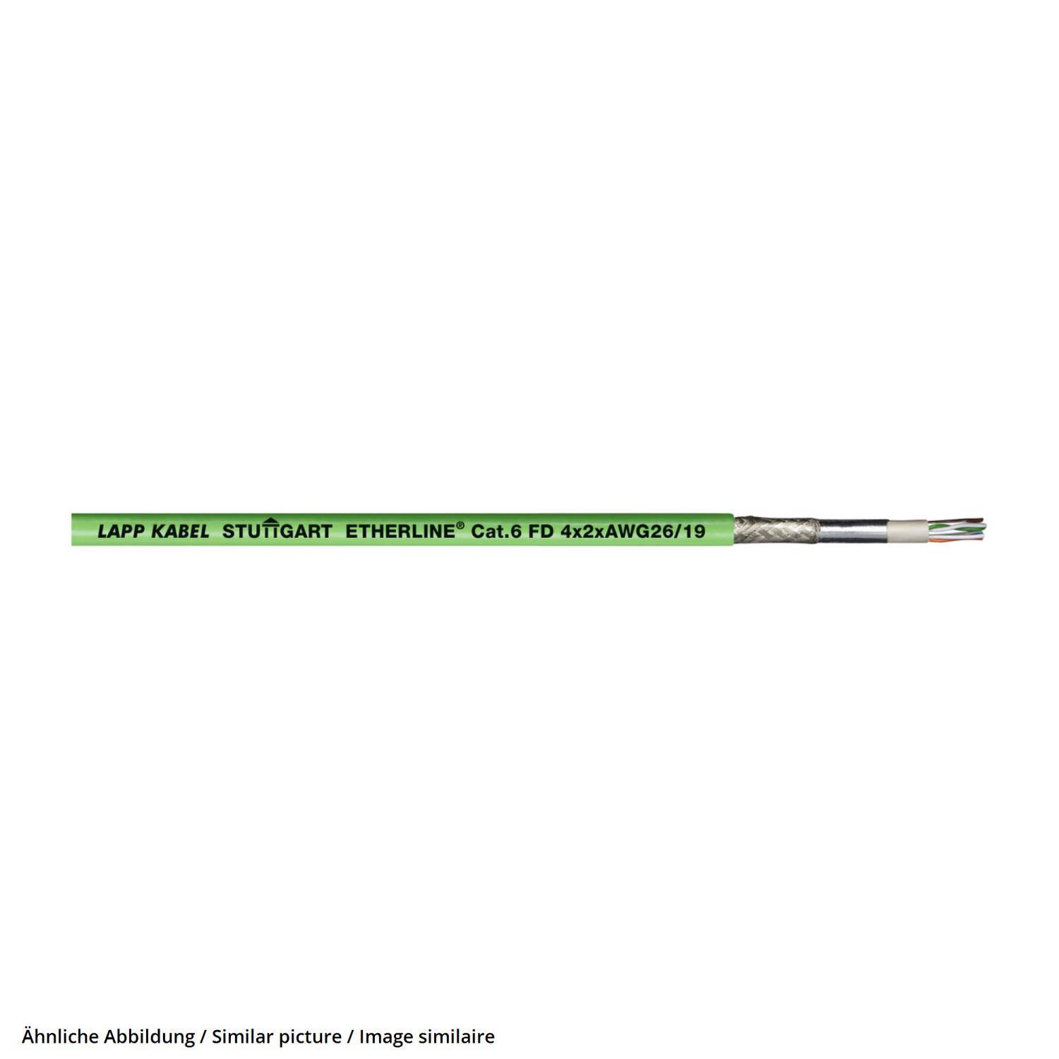 LAPP Ethernetleitung Cat. 6 Schleppkettenleitung 8-adrig, Kabeltyp SF/UTP 4x2xAWG26/19 Außendurchmesser 7,8mm,-1