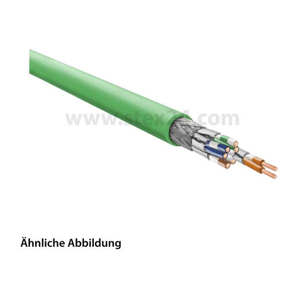 LAPP Ethernetleitung Cat. 7 für feste Verlegung 8-adrig, Kabeltyp S/FTP 4x2xAWG22/1 Außendurchmesser 8,7mm - 1 Meter