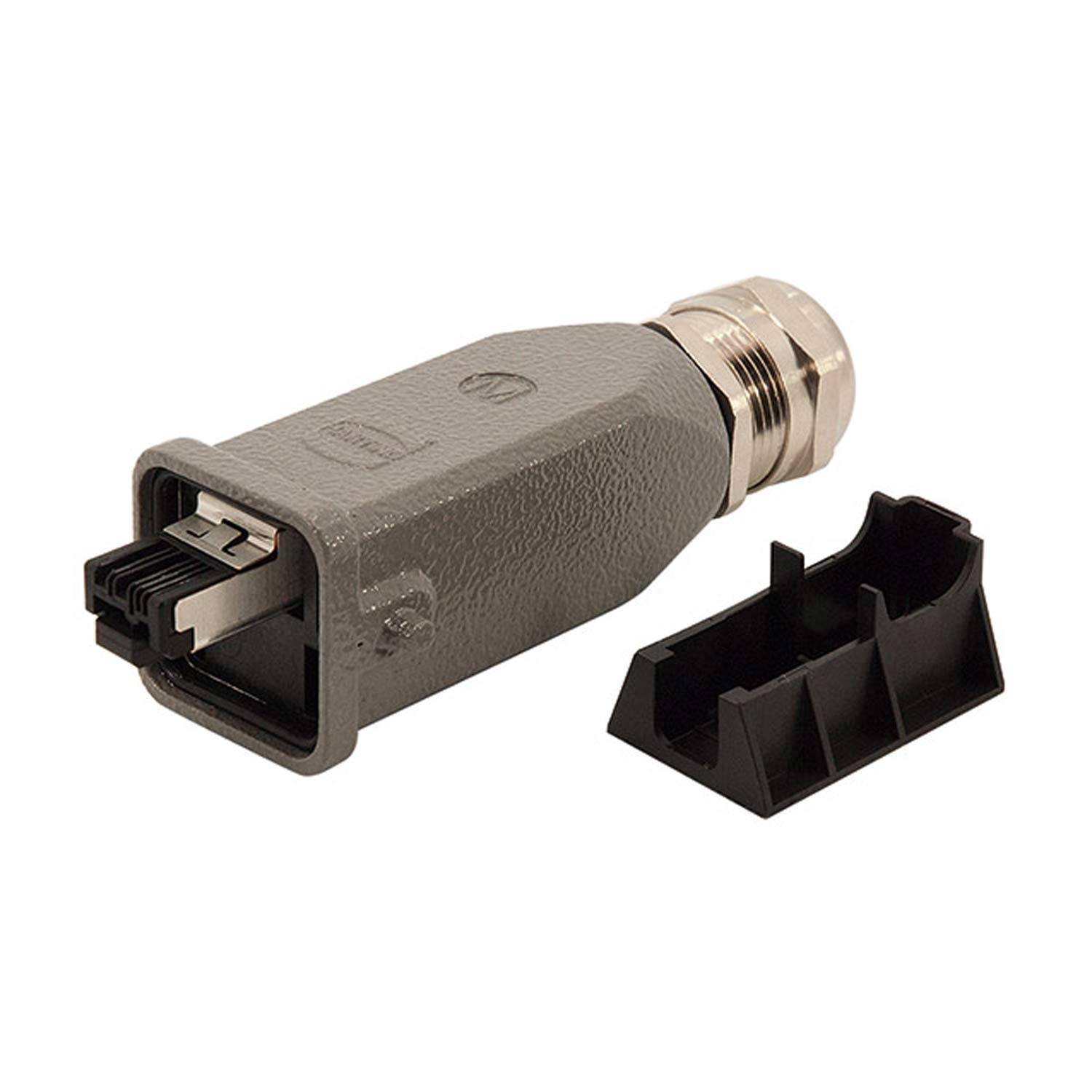 Harting 09451151100, RJ45 Industrial Steckverbinder-Set Stift gerade, 4-polig-0