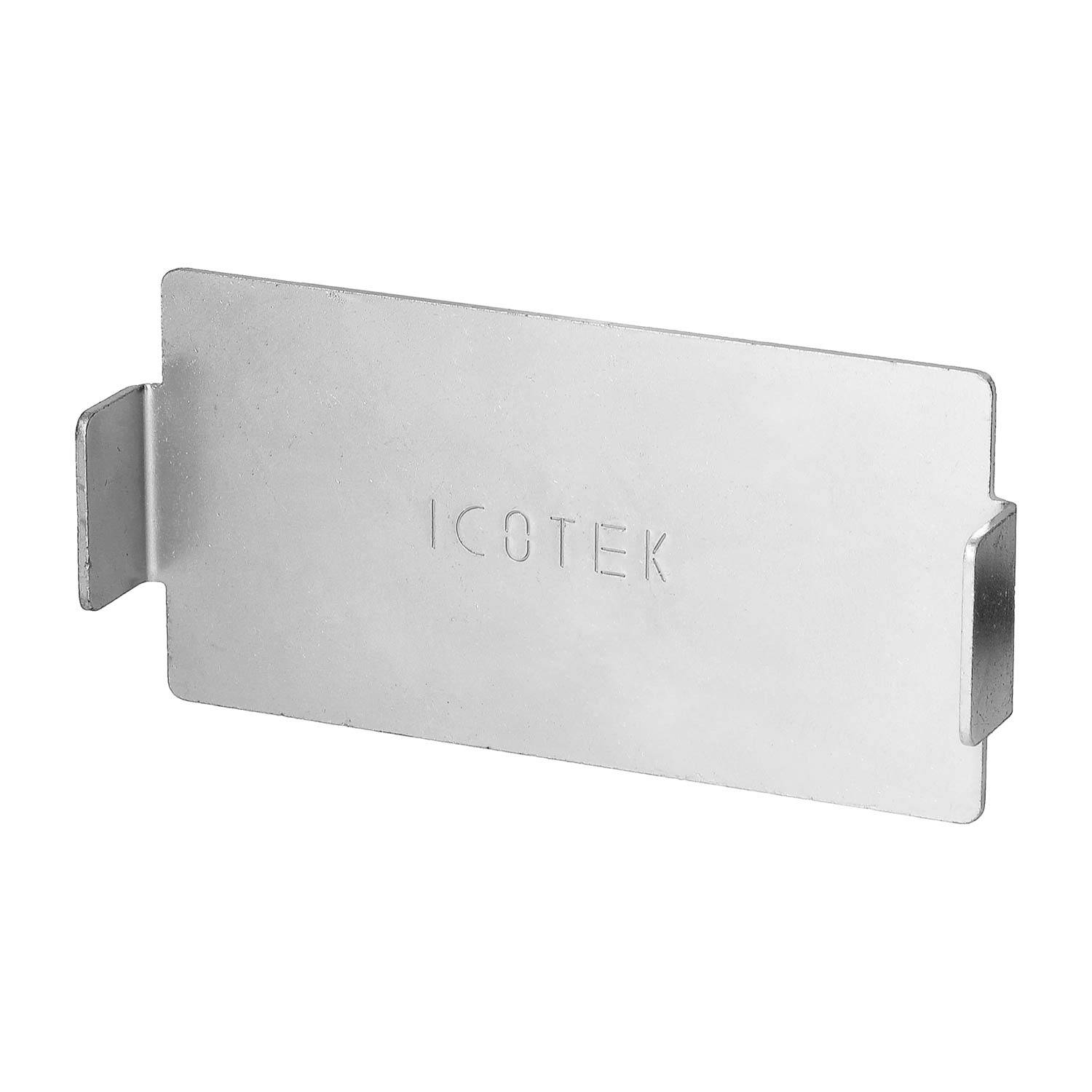 icotek Blindplatte für Aufschnapprahmen (103595) Farbe silber - 1 Stück-0
