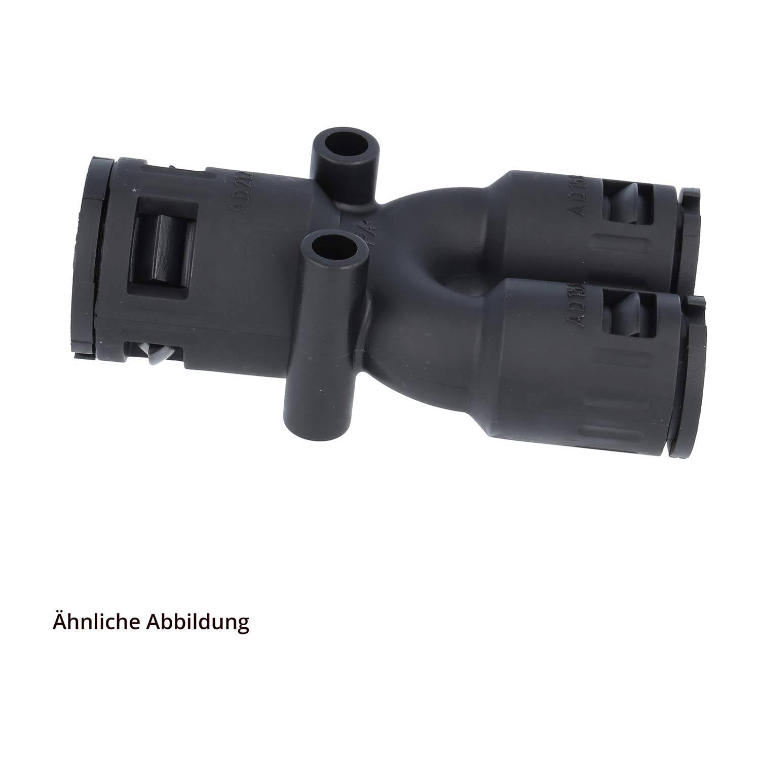 FLEXA FY15 13-13 Schnellverschraubung Y-Verteiler PA für Schlauch-Außendurchmesser 1x15,8mm + 2x13mm hochdichtend-1