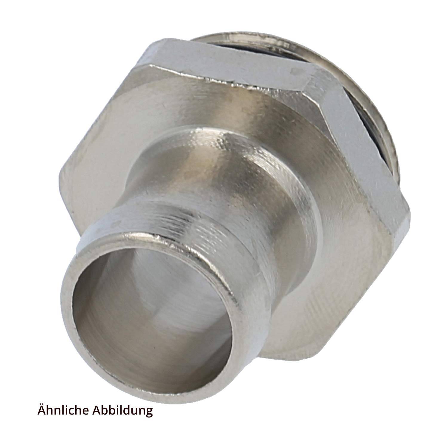FLEXA FMSO M20/19 Metall-Schlaucholive gerade Gewinde M20x1,5 für Schlauch-Außendurchmesser 19,0mm für-0