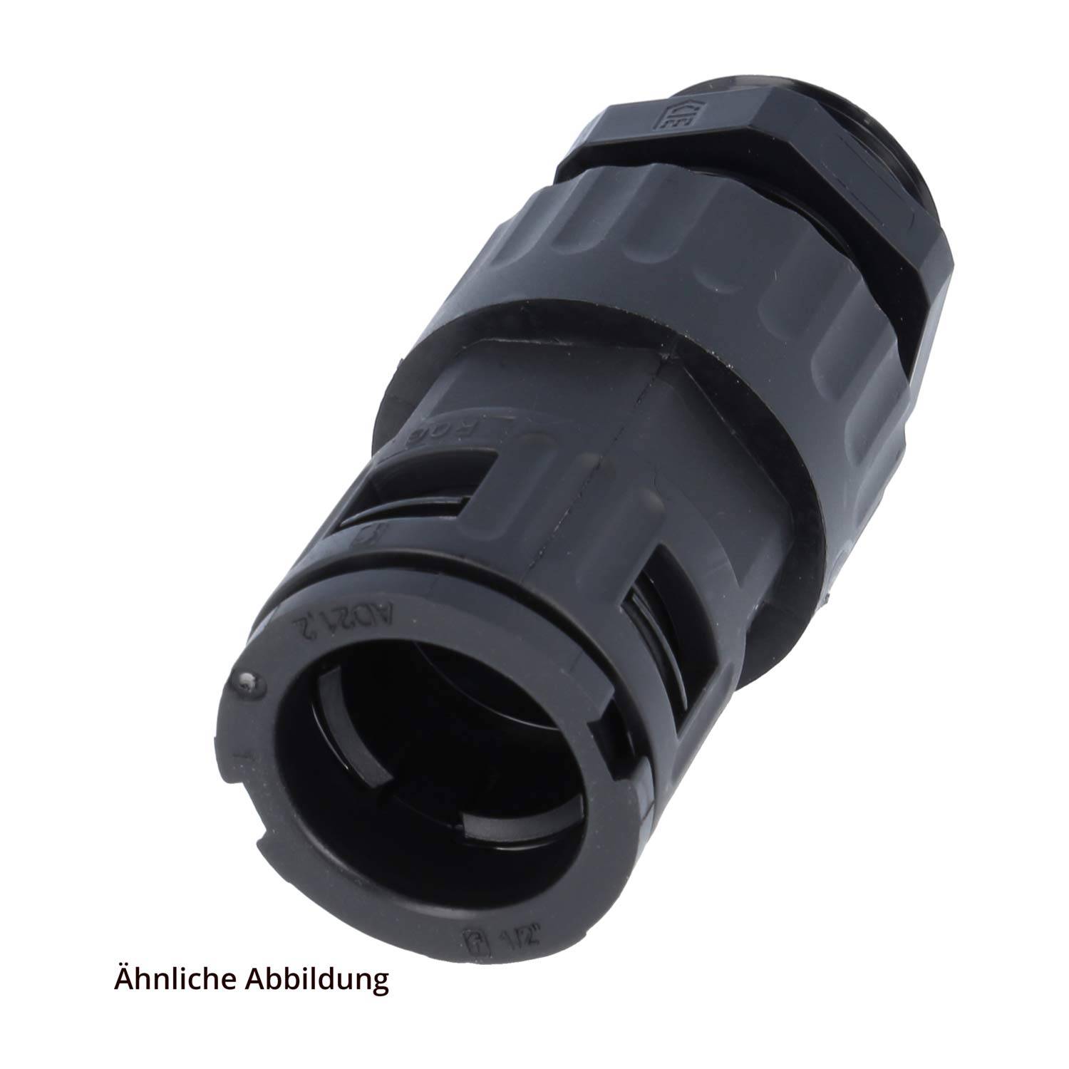 FLEXA FVGZ M32/28 Schnellverschraubung gerade Gewinde M32x1,5 für Schlauch-Außendurchmesser 28,5mm konisch dichtend mit-0
