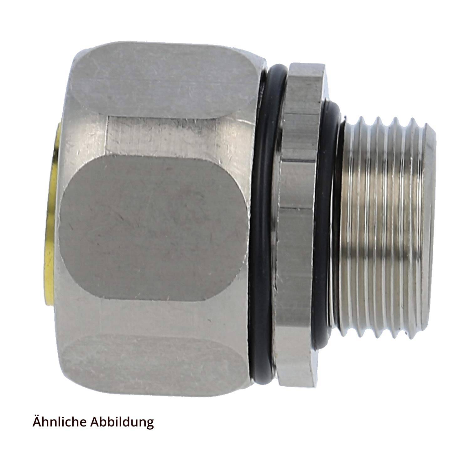 FLEXA USD-M Metallverschraubung gerade Gewinde M50x1,5 für Schlauch-Außendurchmesser 56,0mm für-1