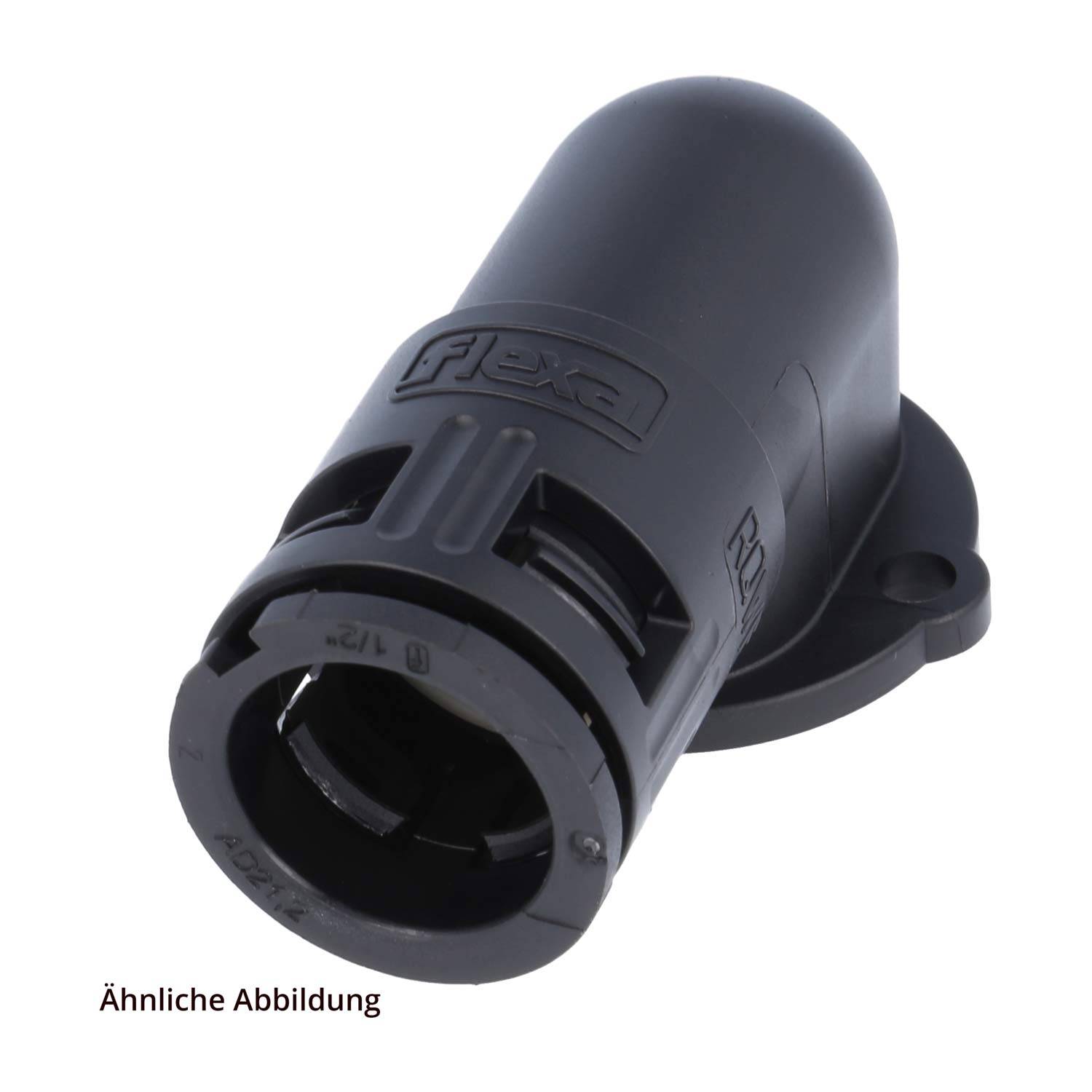 FLEXA FFL Flanschanschluss inkl. Flanschdichtung für Schlauch-Außendurchmesser 34,5mm hochdichtend Flansch 90 Grad