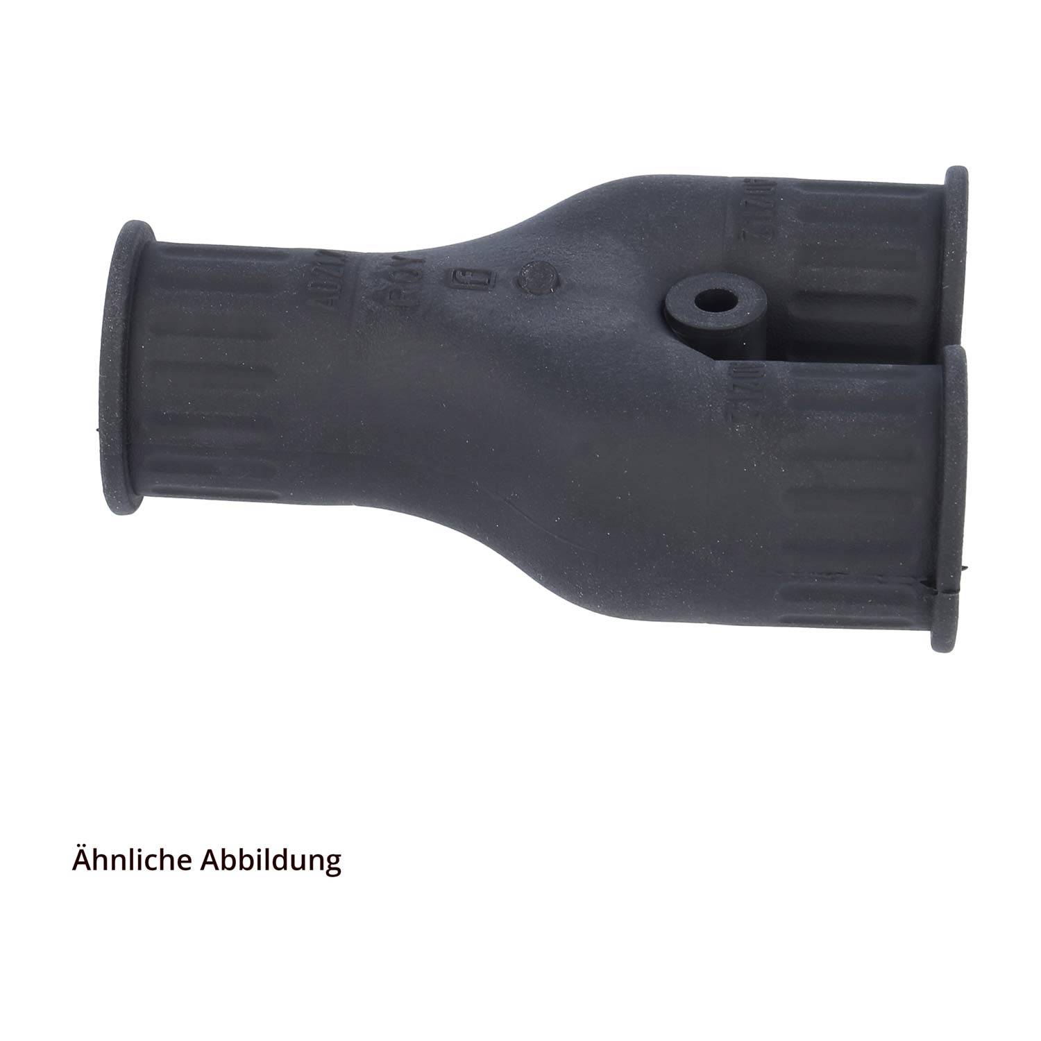 FLEXA RQY Schnellverschraubung Y-Verteiler TPE für Schlauch-Außendurchmesser 1x21,2mm + 2x15,8mm Wellrohr-Y-Verteiler --1