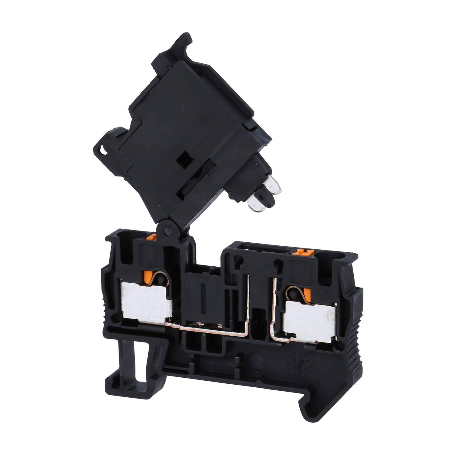 Phoenix Contact Hebel-Sicherungsklemme mit LED PT 4-HESI-LED24 mit Leuchtanzeige für 12-30V, Push-In-Anschluss-0