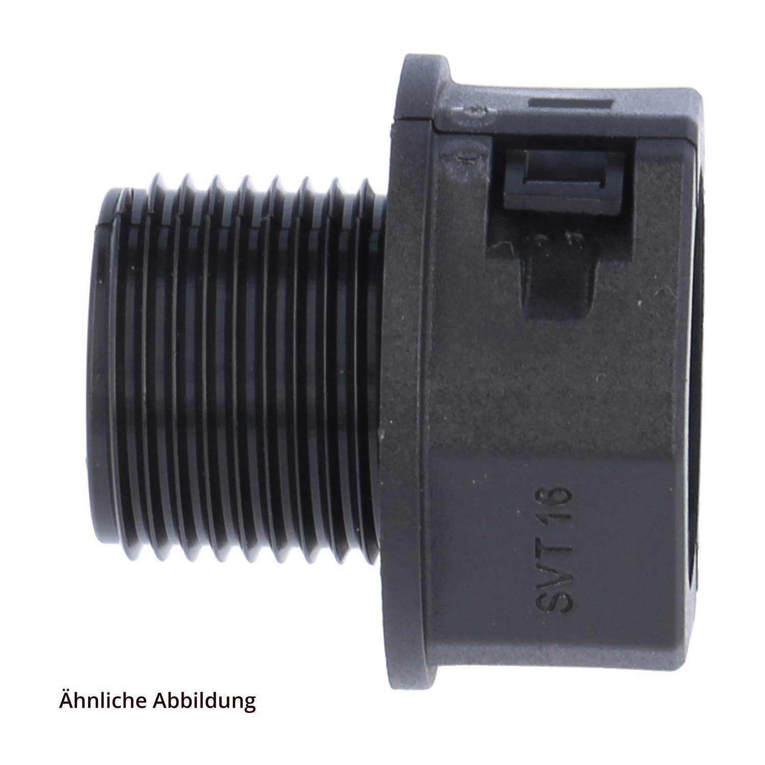 FLEXA RQG-Duo-M Verschraubung teilbar gerade Gewinde M25x1,5 für Schlauch-Außendurchmesser 28,5mm mit Außengewinde - 1-3