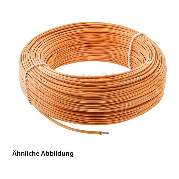 Lapp 0048009, SiF 1X0,5mm² OG (orange) Einzelader Silikon orange AD 2,1mm VPE